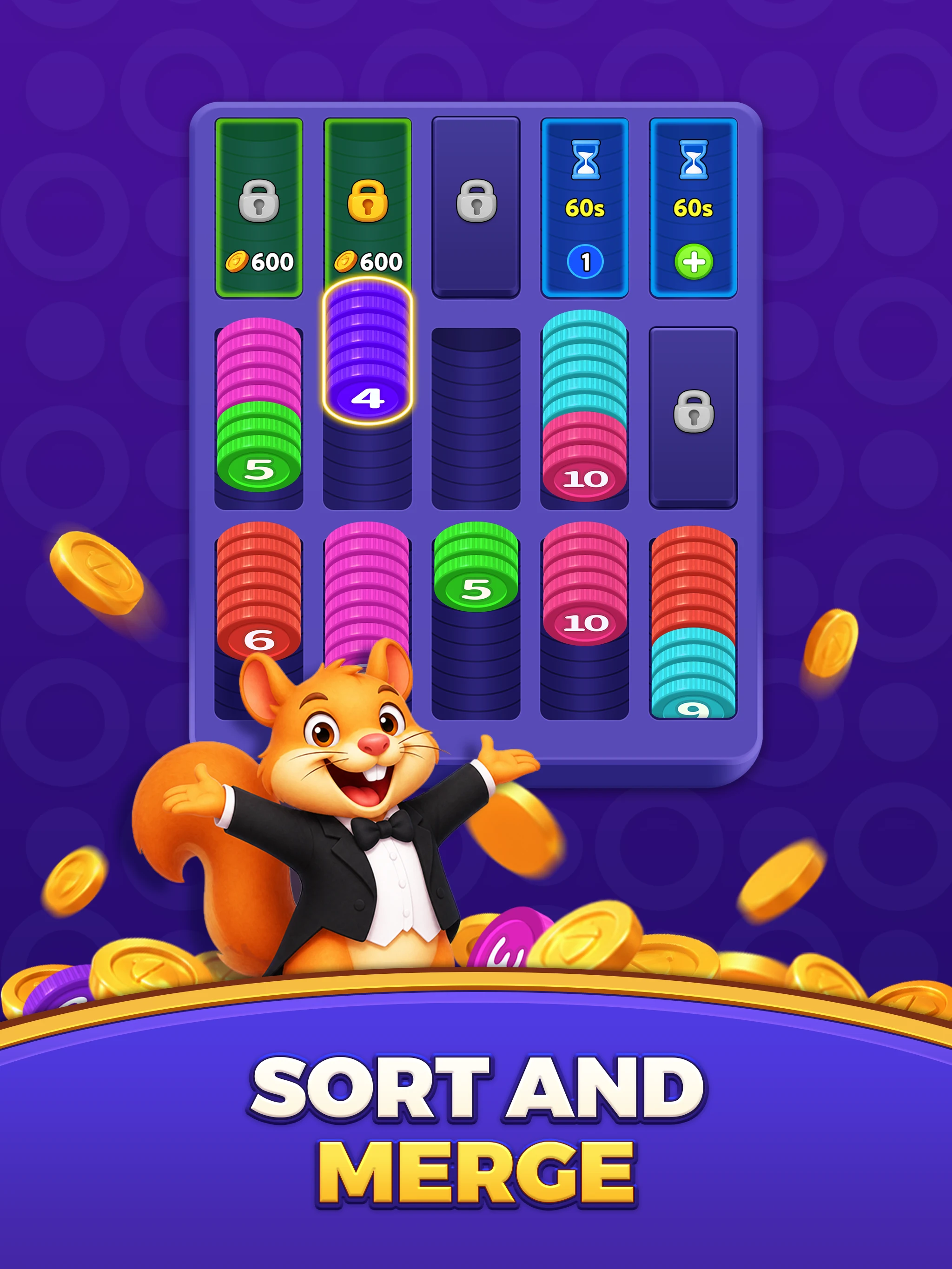 CozySort: Coins screenshot
